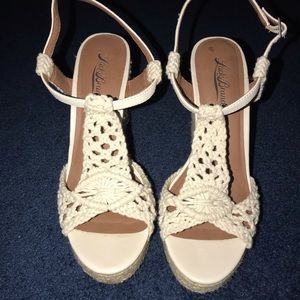 Lucky Brand Lace Wedges